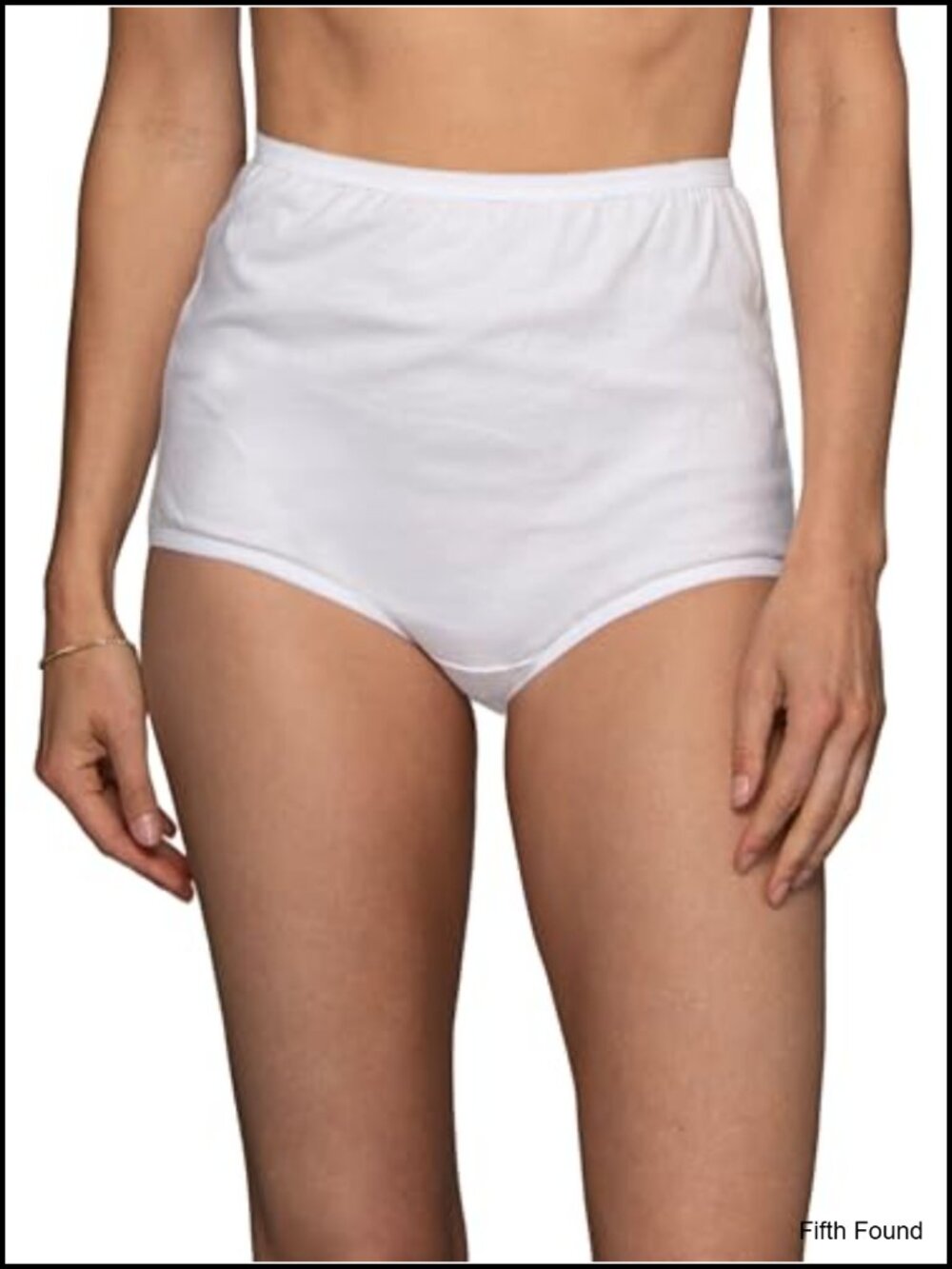 Women's High Waisted Cotton Full Coverage Brief